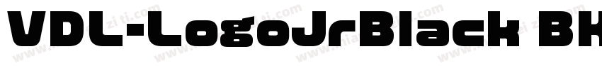 VDL-LogoJrBlack BK字体转换